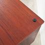 Vintage Desk Teak Wood Brown 1970s 10