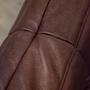 Togo Ottoman Pull-Up-Leder Schokoladenbraun 3