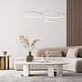 Ring-shaped LED pendant lamp CAECILIA White 6