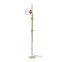 Bubble Stehlampe Messingfarben 1