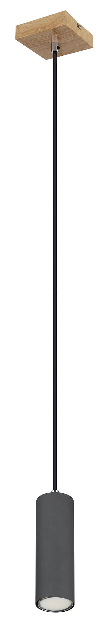 1-Light Robby Type B Pendant Light Iron Brown Grey 3