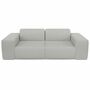 Pyllow Sofa 2-Sitzer Kiesgrau meliert 100% natürliche Wolle 1
