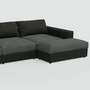 Flayr Sofa Récamiere Rechts Webstoff Grautöne 3