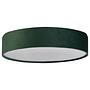 Ceiling light Drum velvet dark green Ø 50cm 1