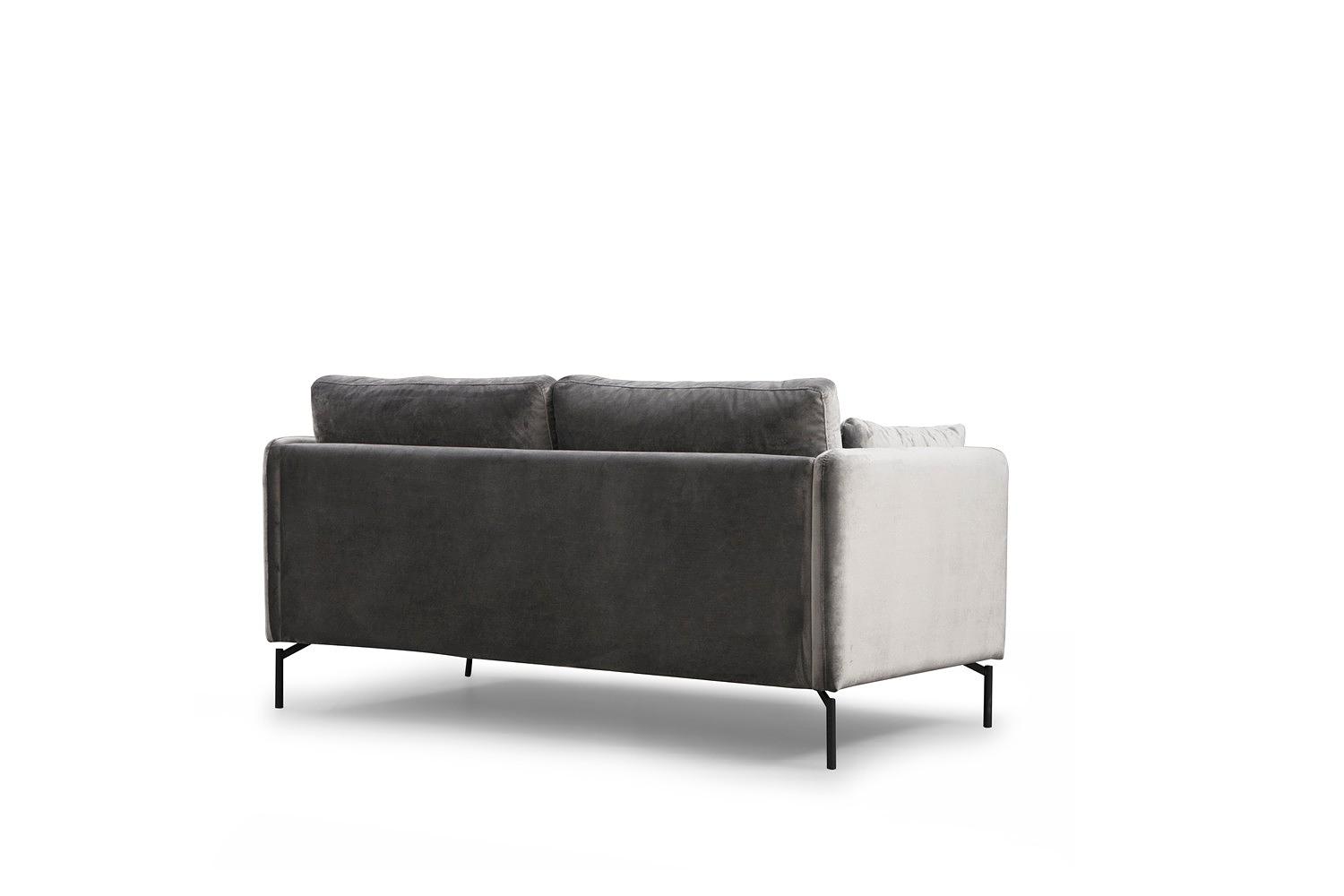 Sino 2-Seater Sofa Grey 4