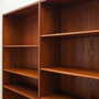 Vintage Bookshelf Teak Brown 1960s 9