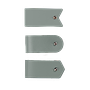 3x Kabelaufbewahrung Flow 100% Recyceltes Leder Eukalyptus 0