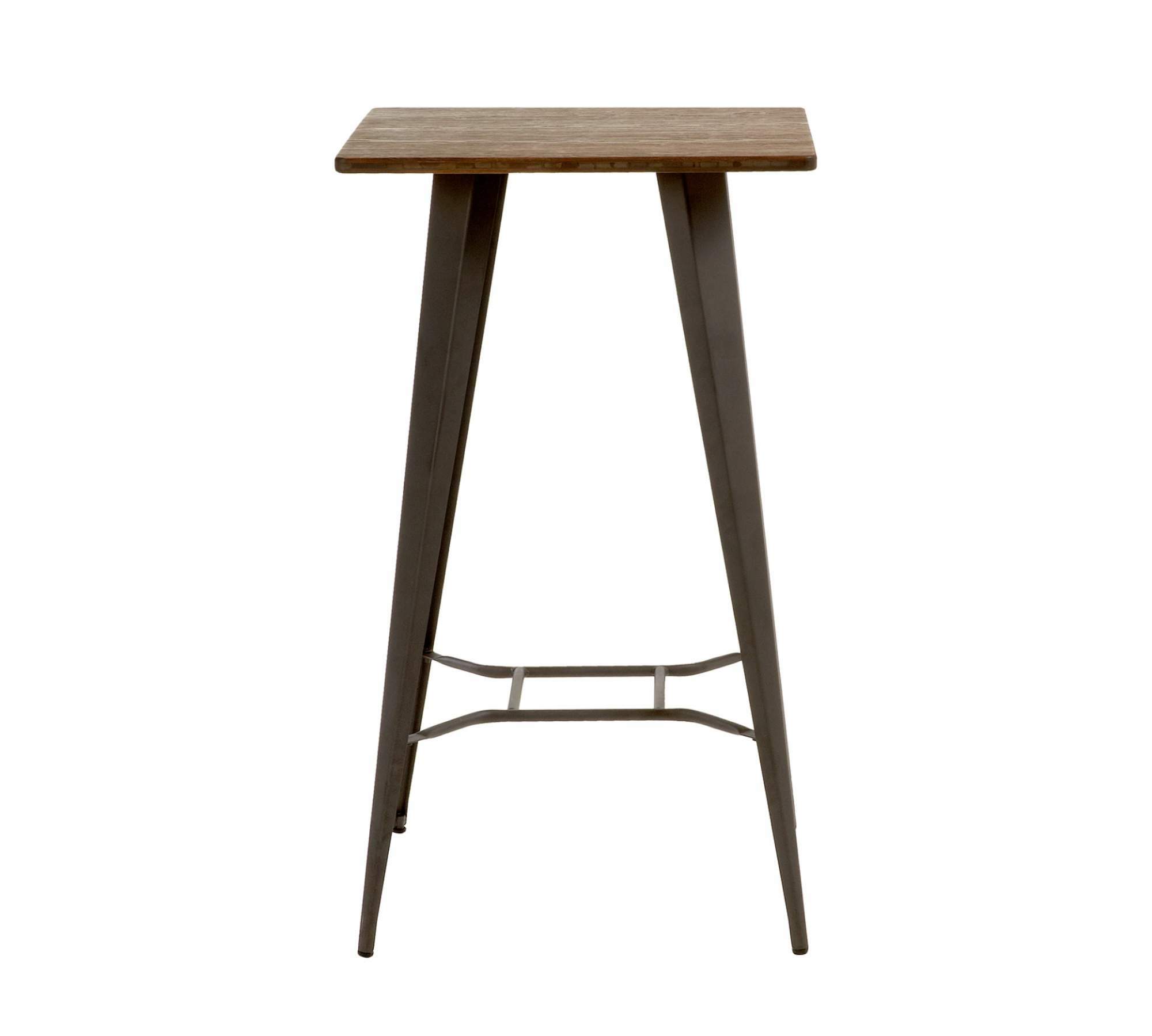 Bartisch Bambus Massivholz Braun 1