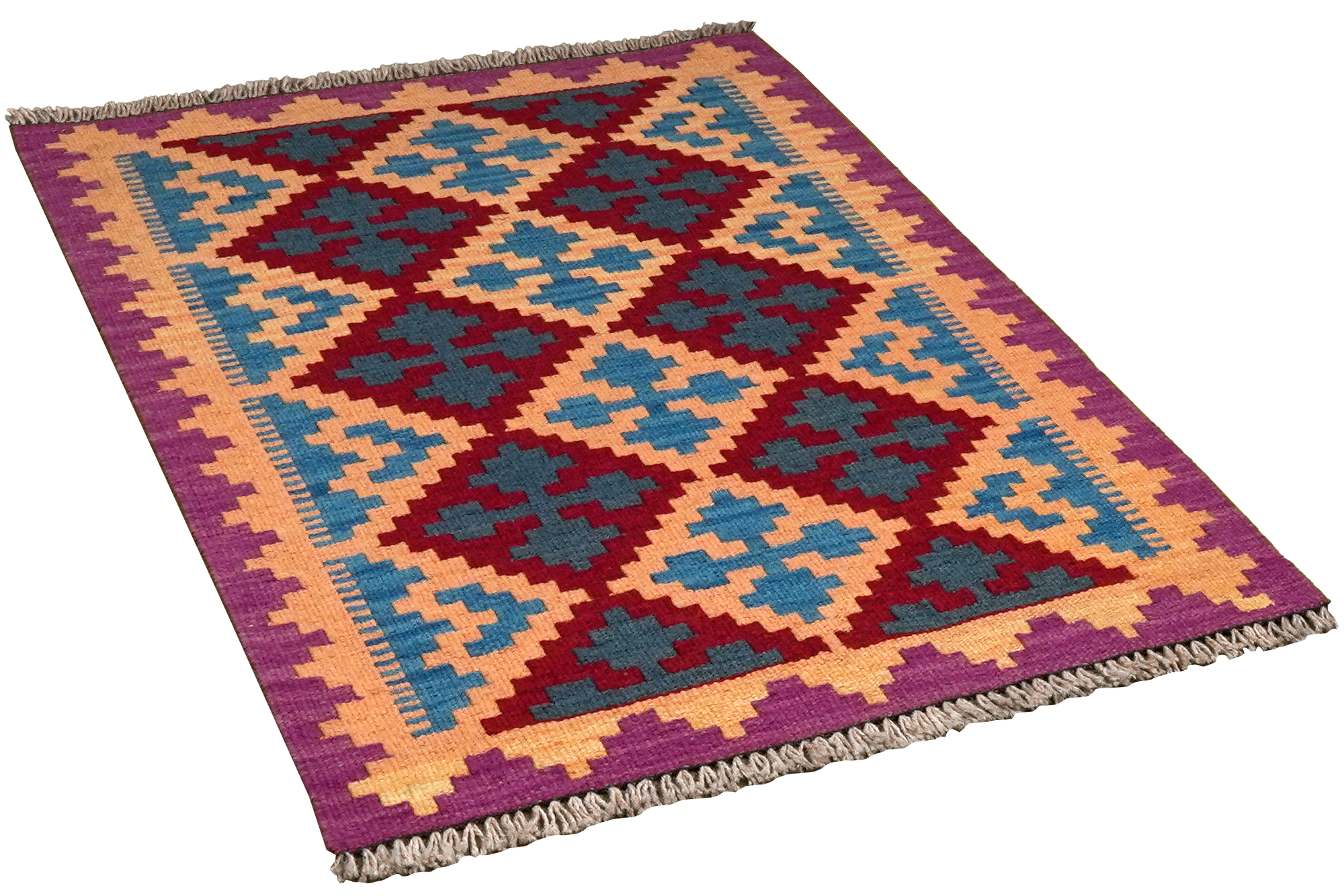 Kilim Gashgai Teppich Mehrfarbig 2