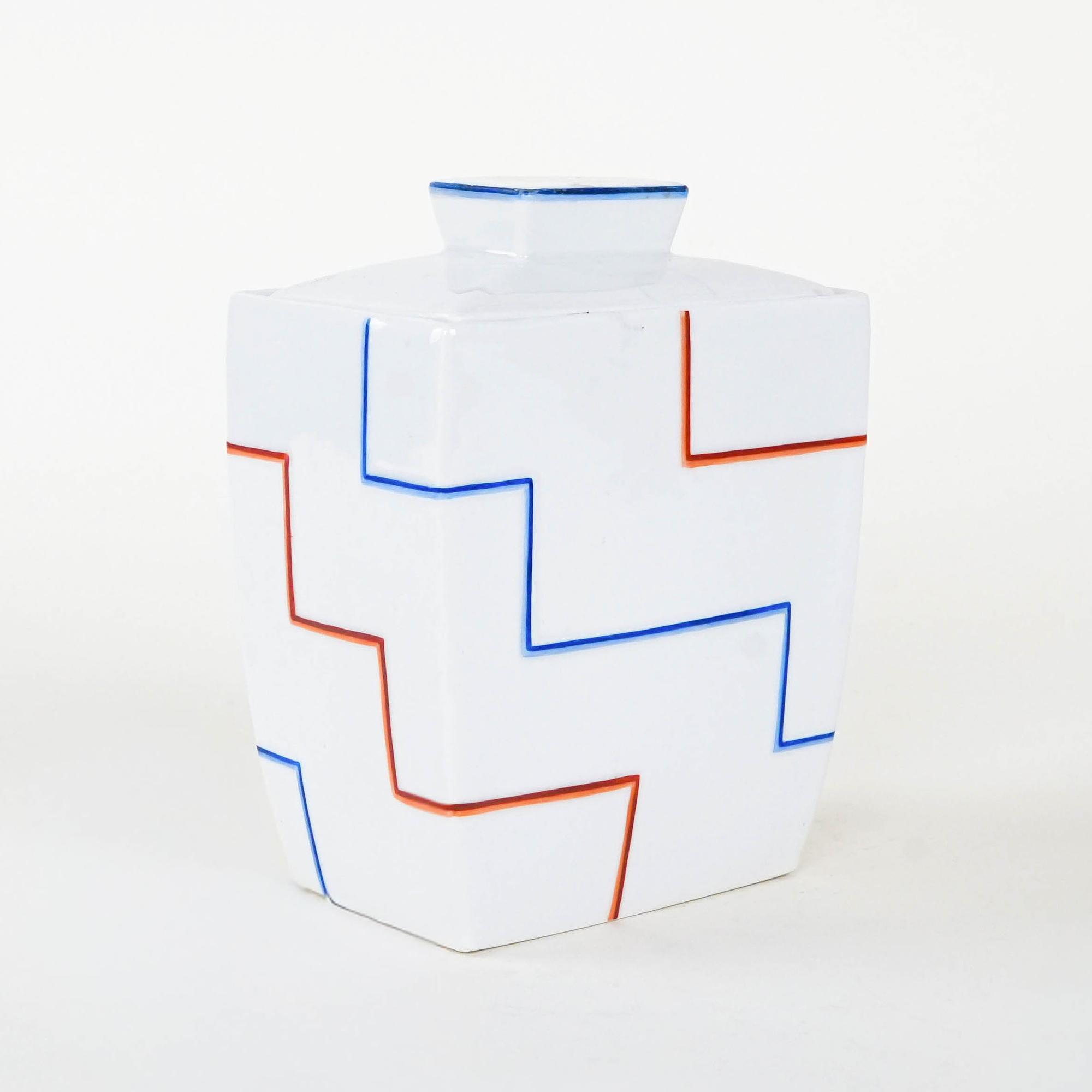 Ceramic vase White 1960s 1