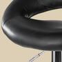 Bar stool faux leather black 5
