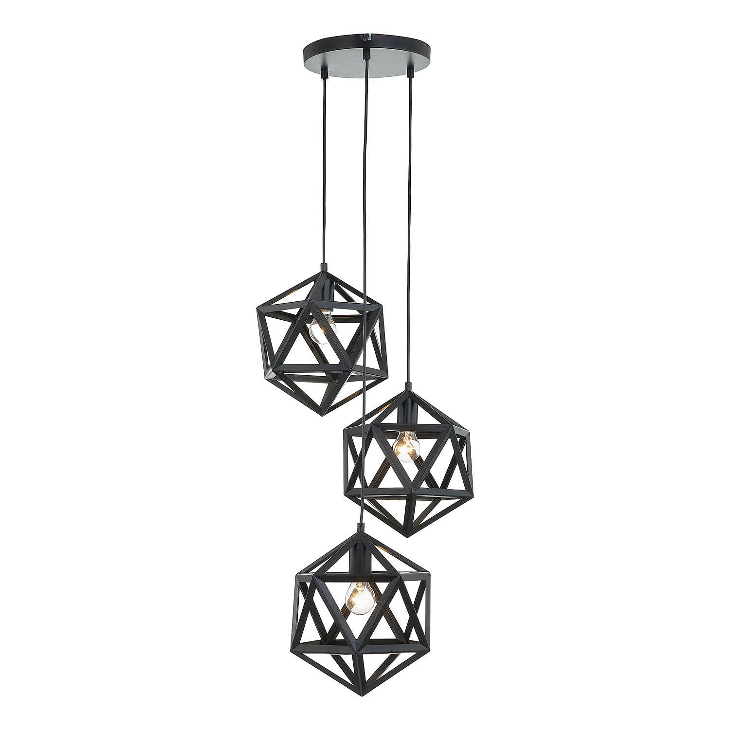 Le Verdier Pendant Lamp Iron 3-light 2
