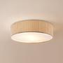 Lampada da soffitto a 2 luci Coning ghisa / velluto marrone chiaro 0