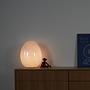 A table lamp glass 1970s 6