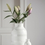 Omaggio Keramikvase Weiß 9