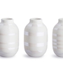 Omaggio Vase-Miniatur 3Er Set Weiß 0