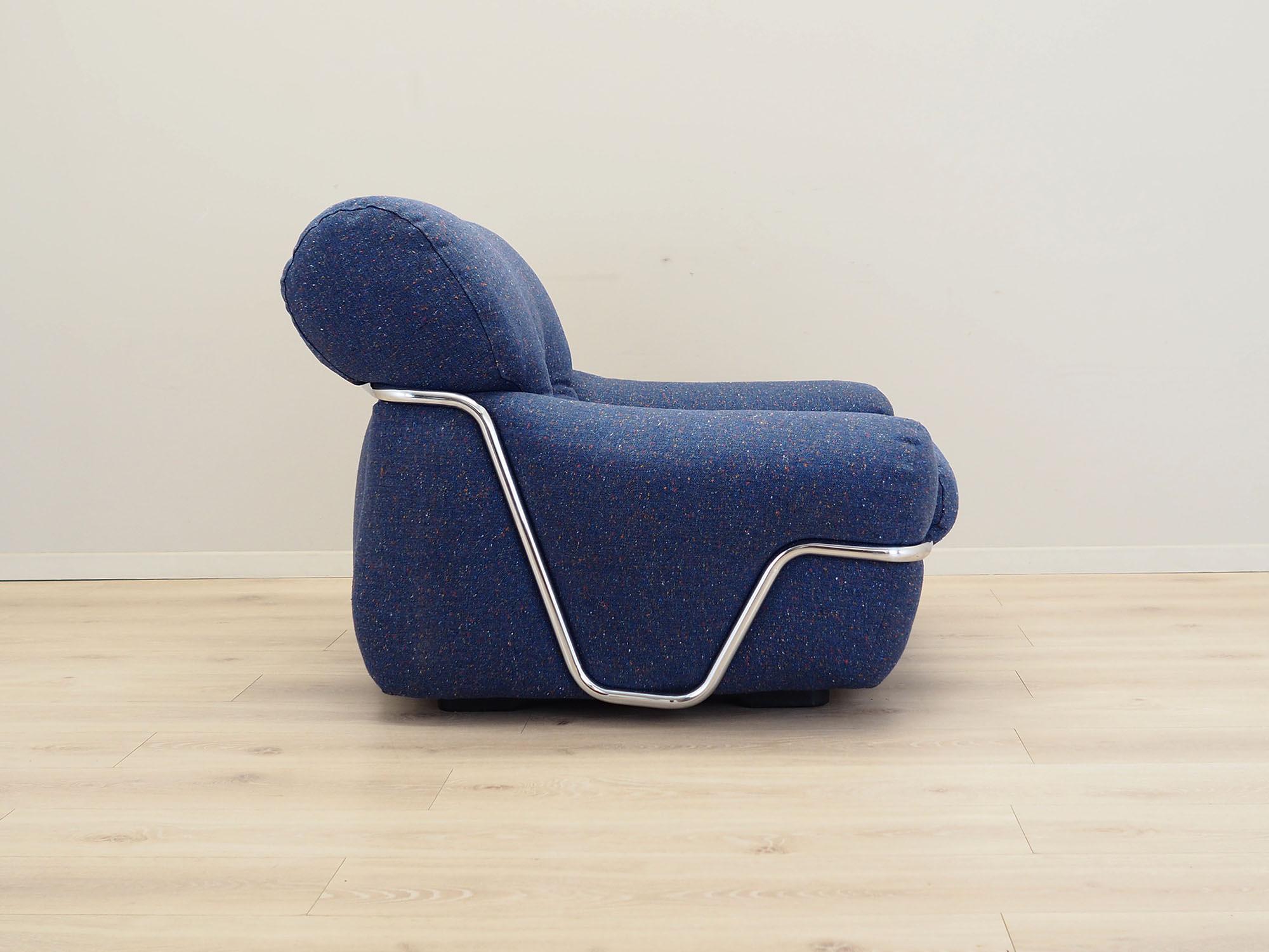 Space Age Armchair Blue 5