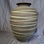 Vintage Vase Keramik Braun Grün 4