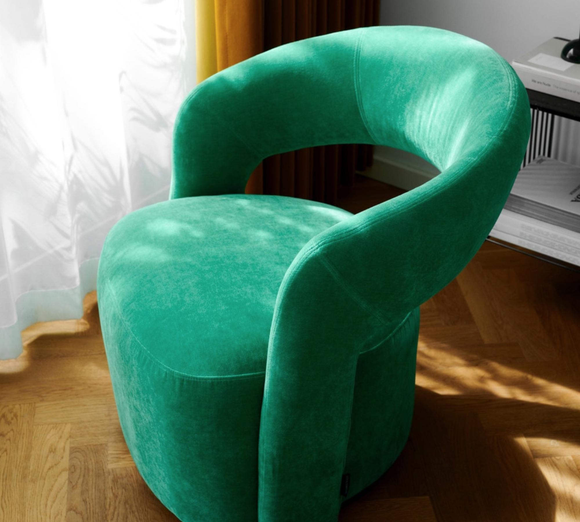 Judi Drehsessel Moss Grass Green 1