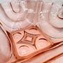 Vintage Art Deco Essex Schale Glas Rosa 1930er Jahre 4