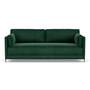 Chill by SLS Sofa 3-Sitzer Velour Lux Dark Green 0