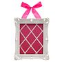 Memo Board Justina Polyresin Weiß / Pink 0