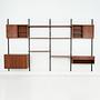 Wall shelf Teak wood 1960s 1