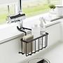 Sink Organizer Tower Steel Plastic Black 2