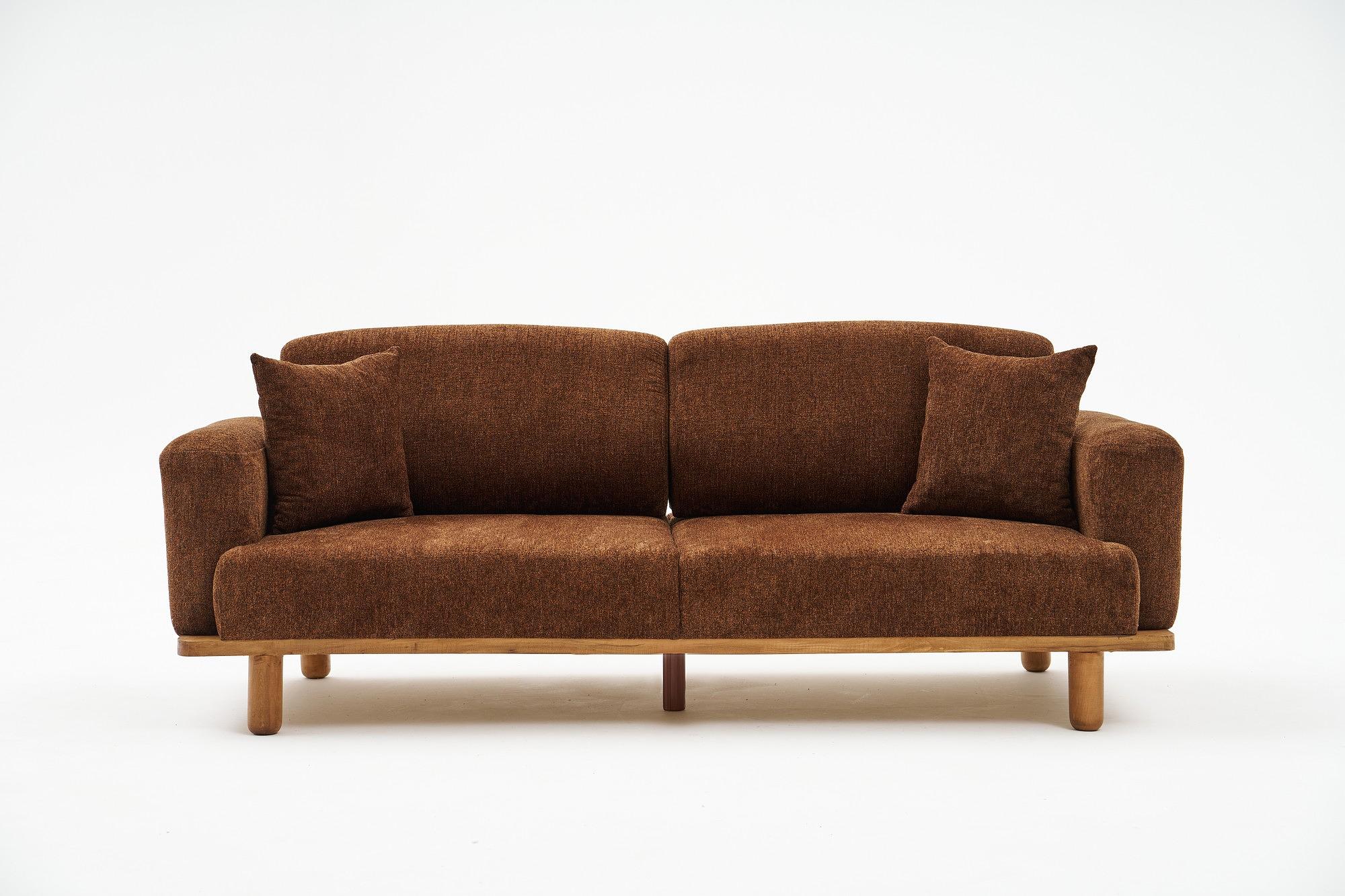 Rens Sofa 4-Sitzer Braun 6