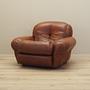 Sessel Leder Braun 1970er Jahre 1