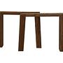 2x Tischbein Outdoor Teakholz 0