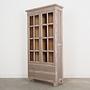 Display cabinet Oak 1980s 3