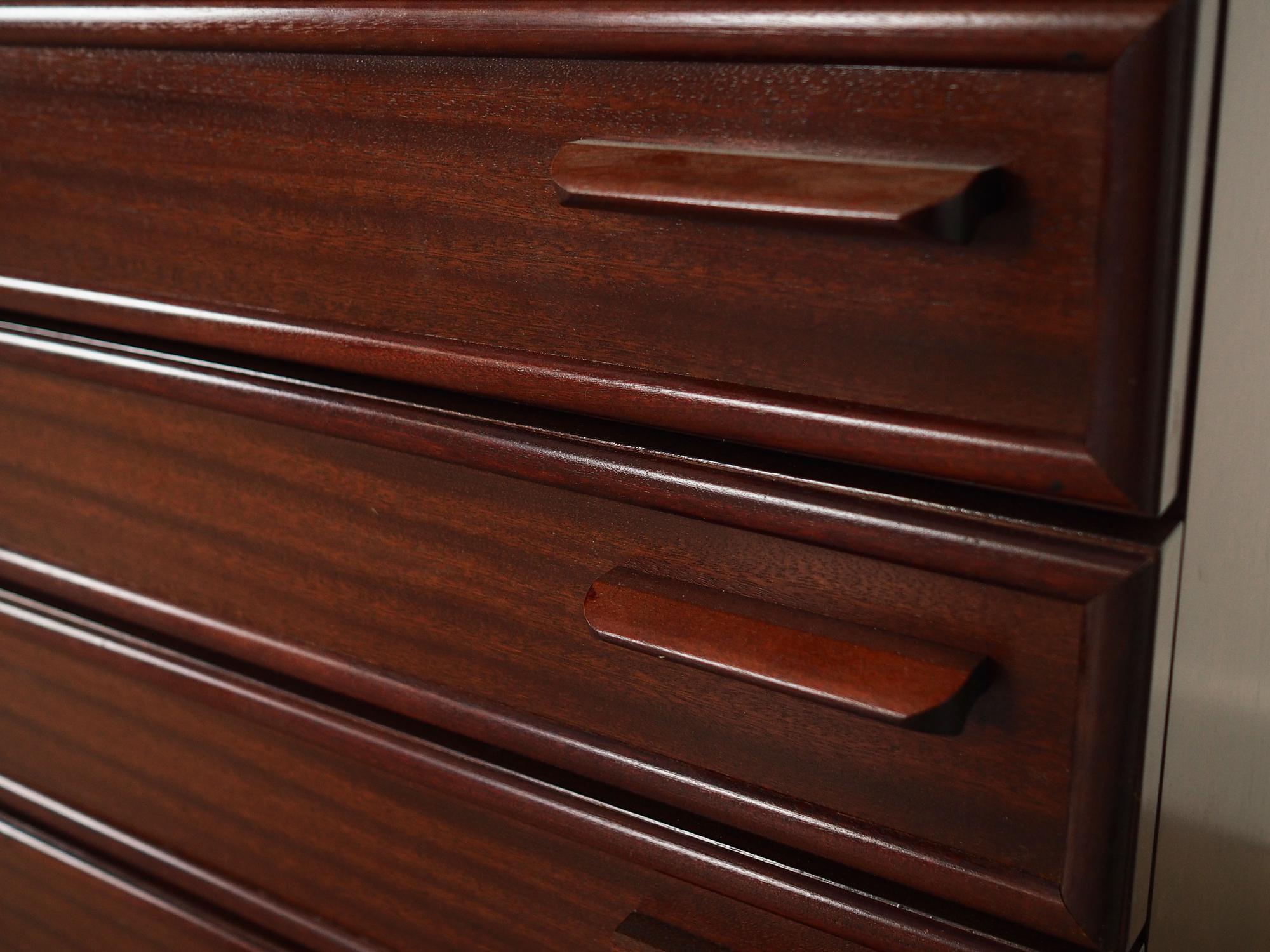 Mahogany showcase 1970 Jahre 12