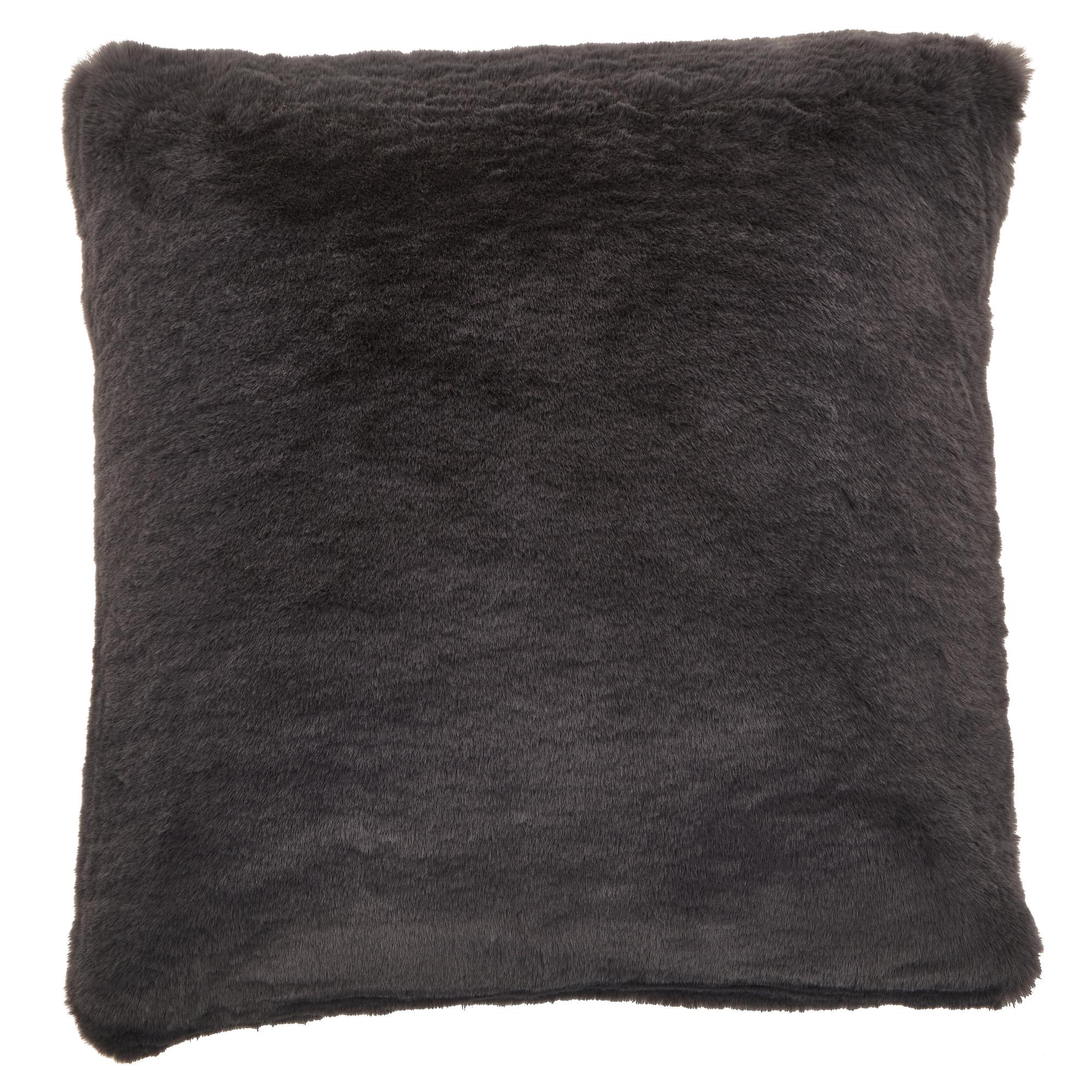 Bosie Lamina Grey Square Fur Kissen 1