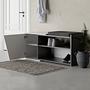 Fiona shoe cabinet Anthracite White 1