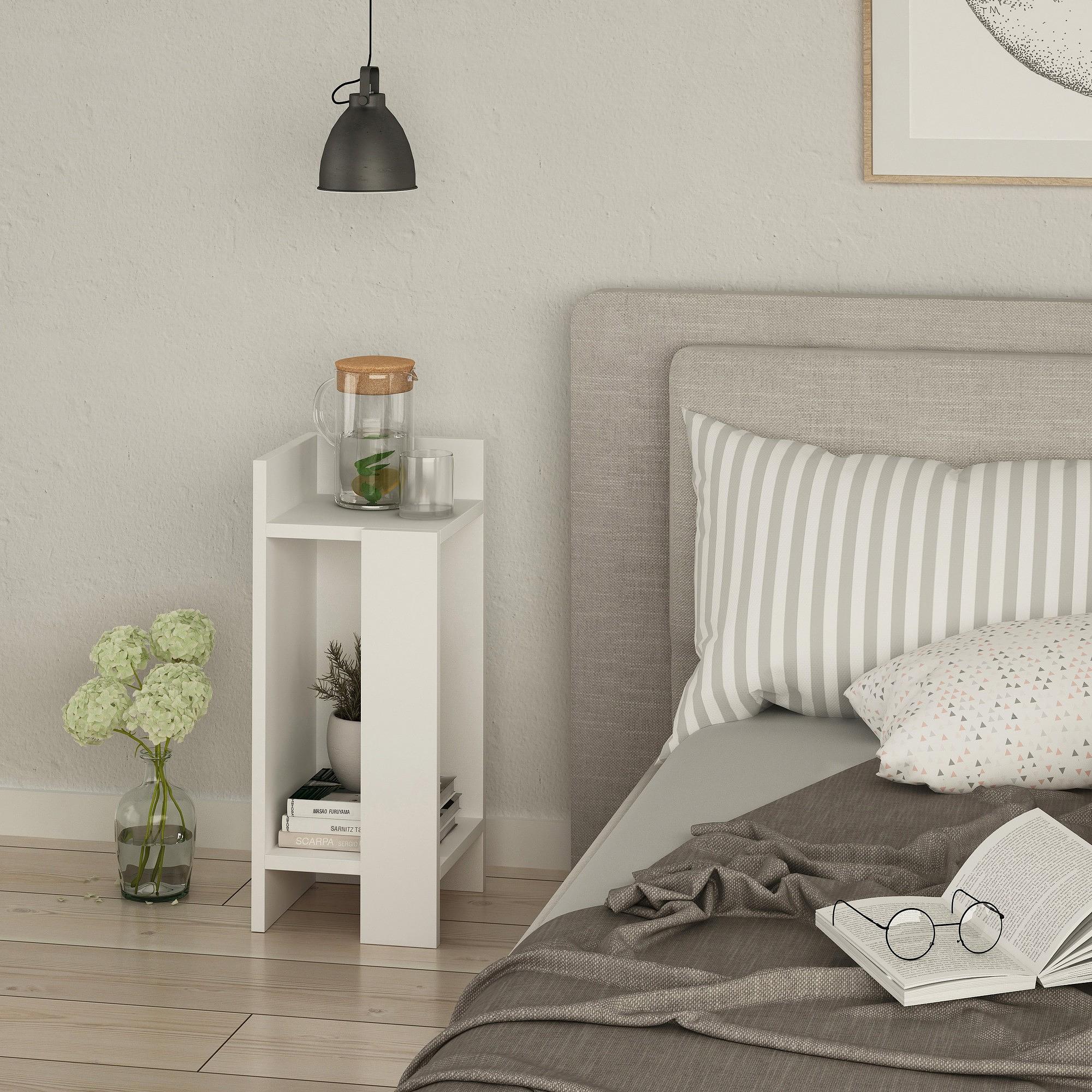 Elos Nightstand Left White 0
