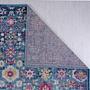 Vintage 7654 Teppich Blau 4