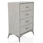 Chest of drawers SKUFFY 64x35x90cm 4 drawers grey hjh LIVING 5