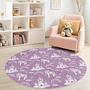 Unicorn children's rug Multicolored Ø120cm 2