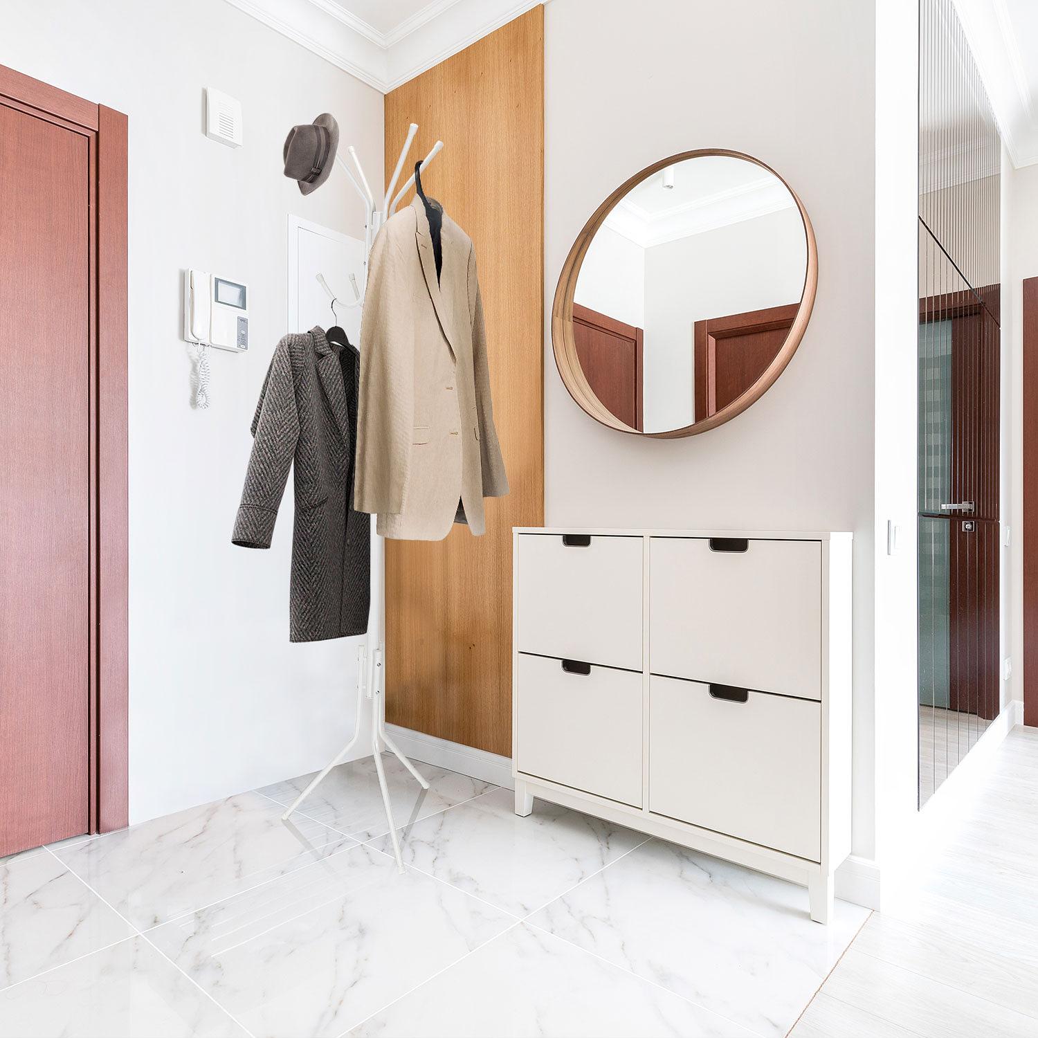 SPACE IV Garderobenständer Weiß 3