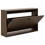 Wall-mounted Shoe Cabinet Edmo Dark Oak 4
