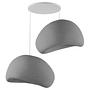 2-Flammig Wabi Sabi Dustfalls Pendelleuchte Beton Grau 1