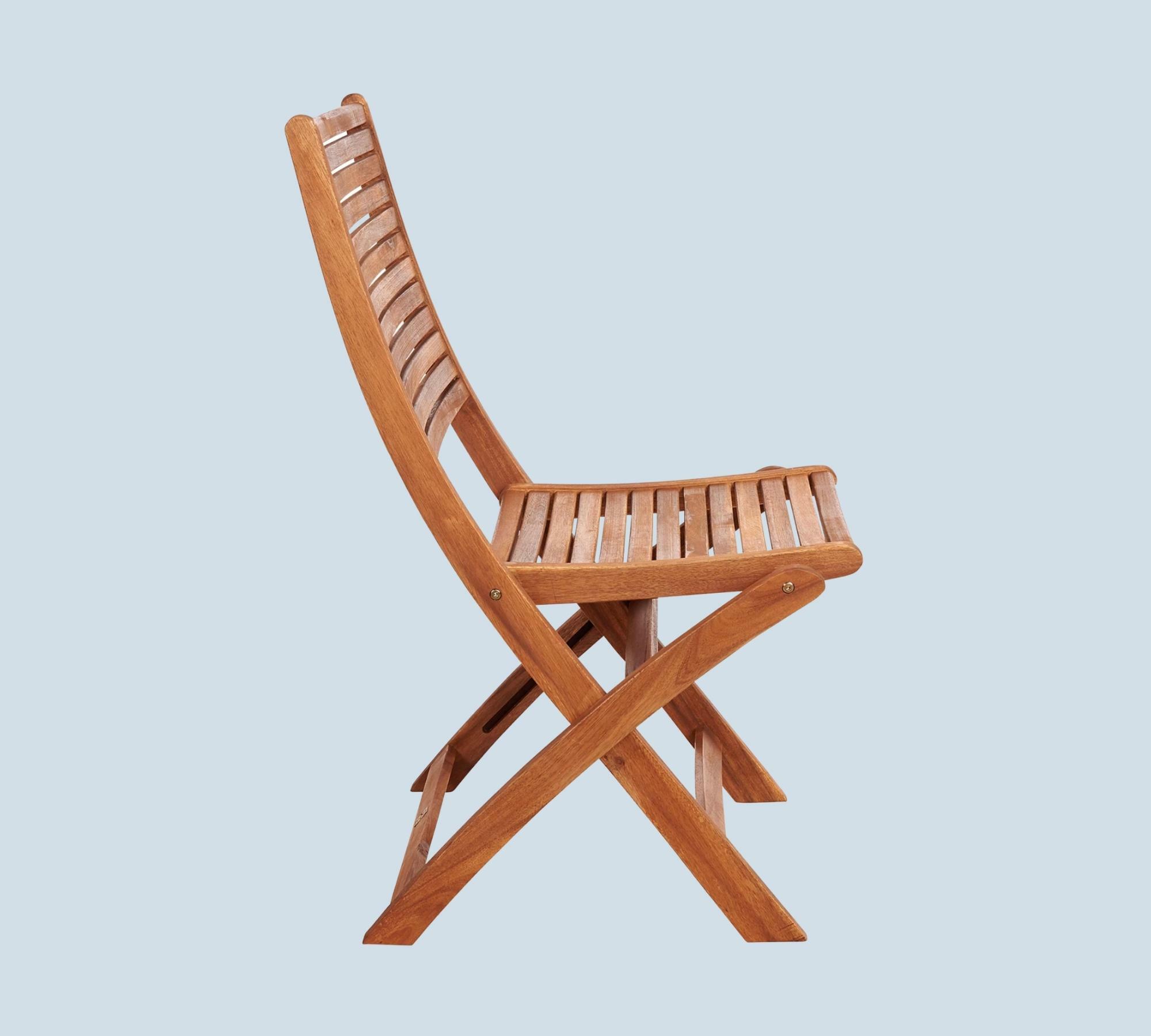 Gartenstuhl Akazie Massiv Braun 2