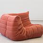 Togo Corner Sofa Cord Coral 4