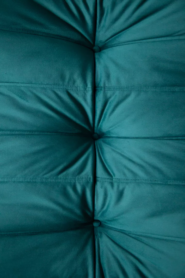 Togo Ottoman Velvet Petrol 7