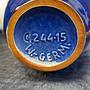 Vintage Vase Keramik Blau  4