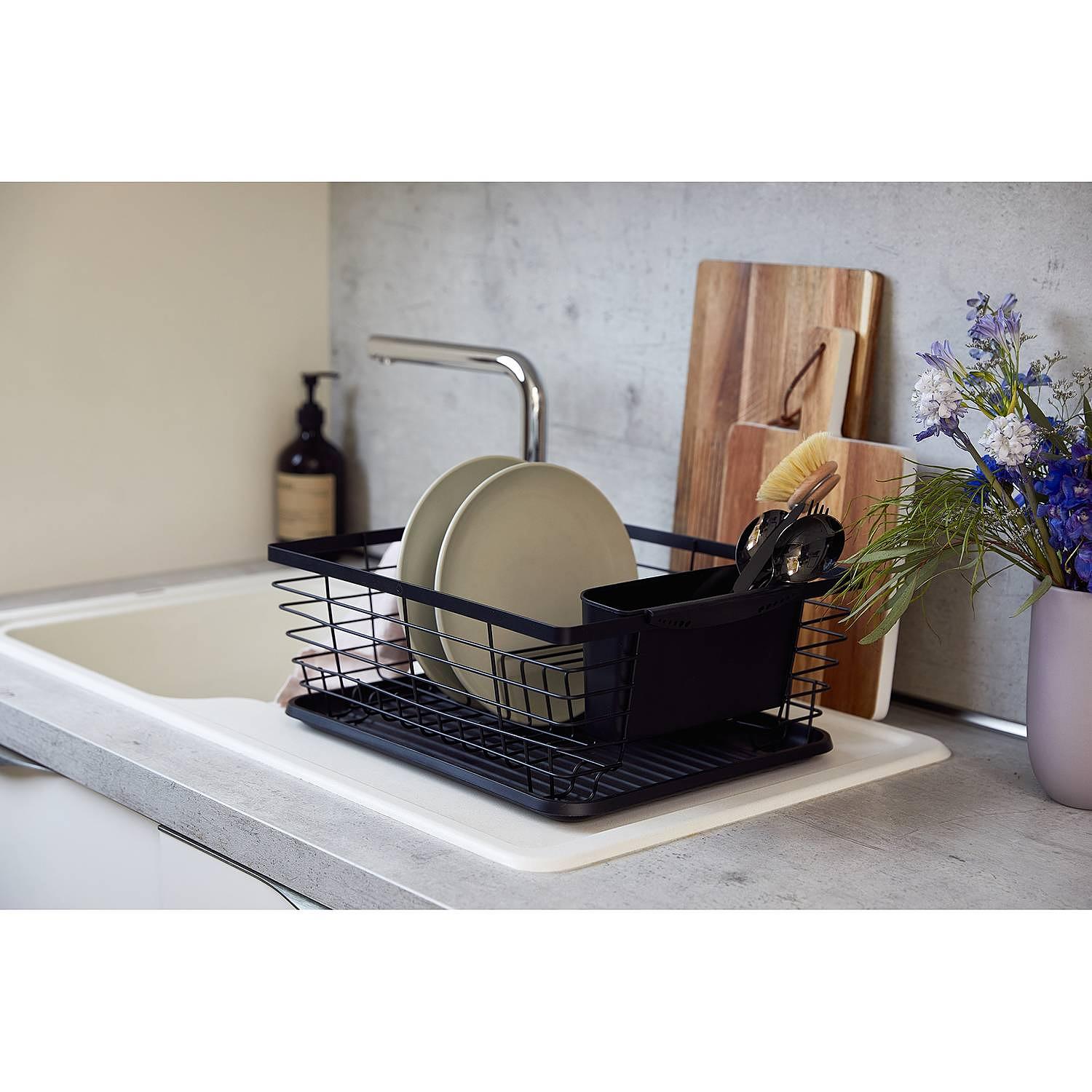 Geschirrabtropfer Drip Metall / Polypropylen Schwarz 2