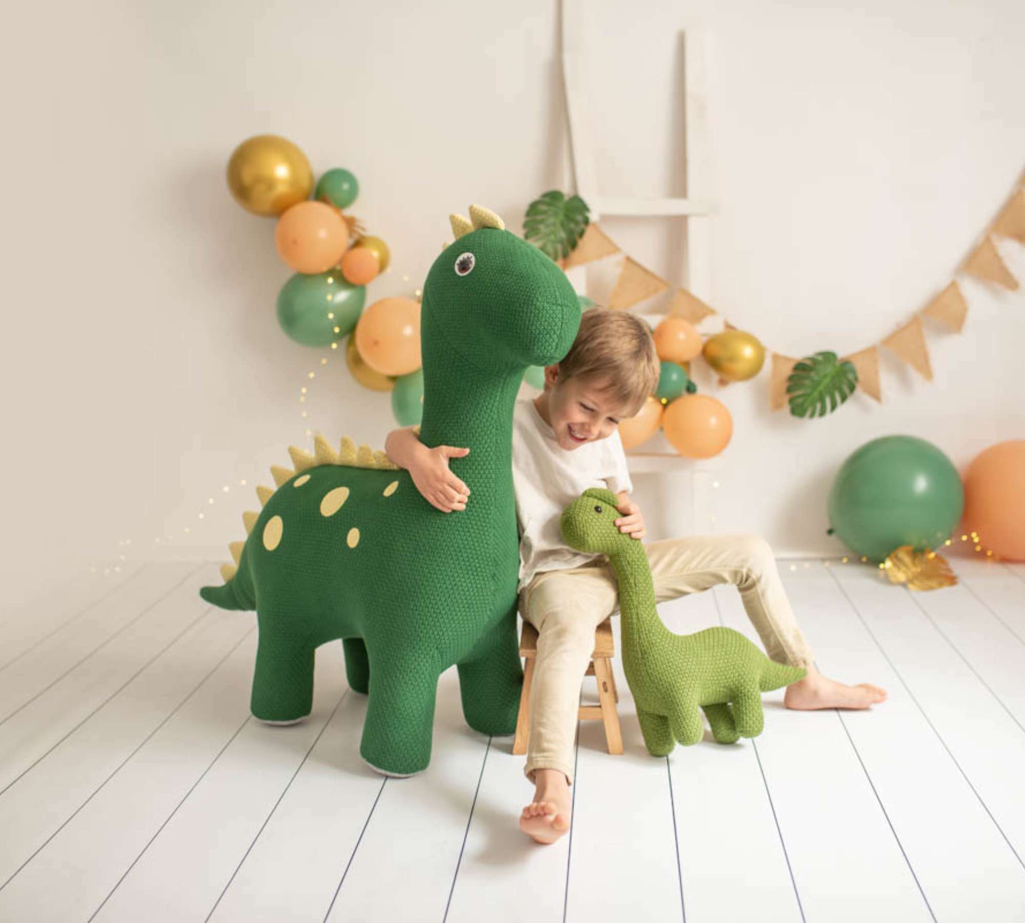 Dina Maxi Plush toy Cotton Wood Green 5