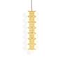Plane Drop Pendant Lamp Gold 3