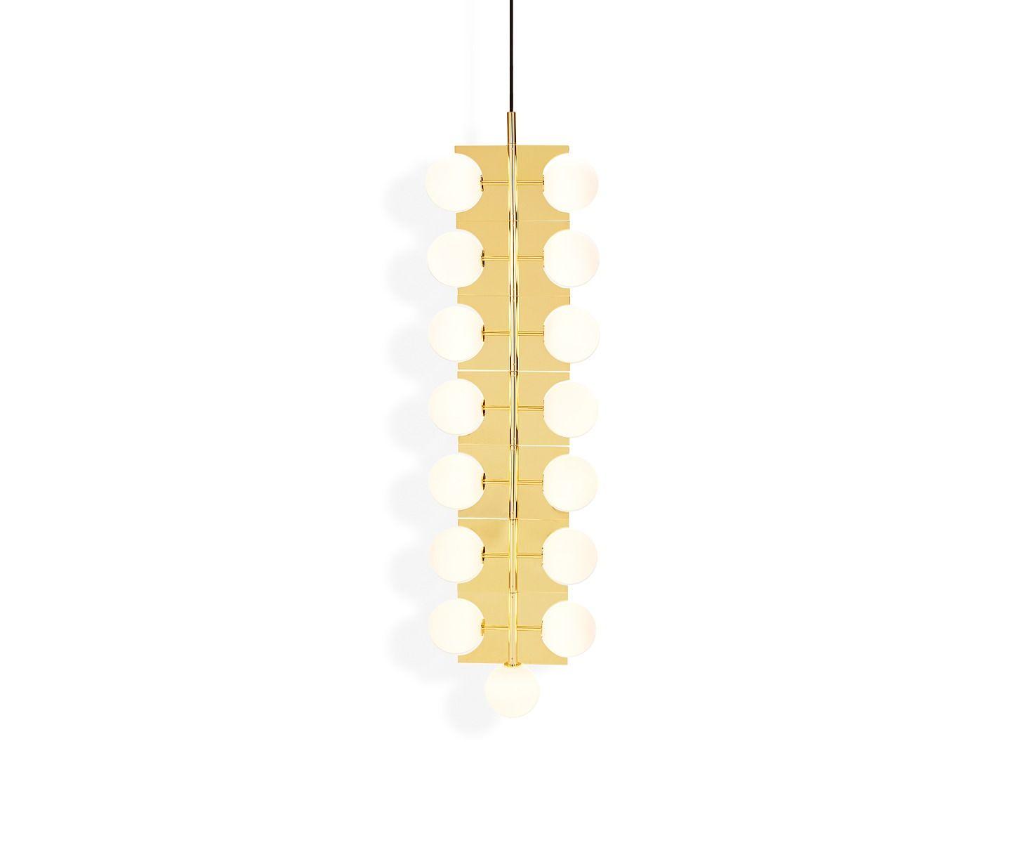 Plane Drop Pendant Lamp Gold 3